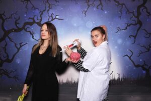 Fotostena Halloween - rekvizity na strašidelnú párty.
