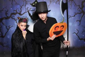 Pozadie Halloween - tekvica - rekvizity fotobox Bratislava - fotokútik.