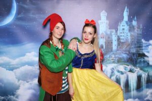 Pozadie Rozprávkový hrad - fotokútik fantasy event.