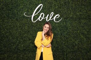 Fotostena Boxwood love - krušpán svadba - fotokútik prenájom.