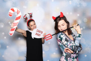 Fotostena Christmas party - Vianočný fotokútik - prenájom fotosteny - Žilina, Bratislava.