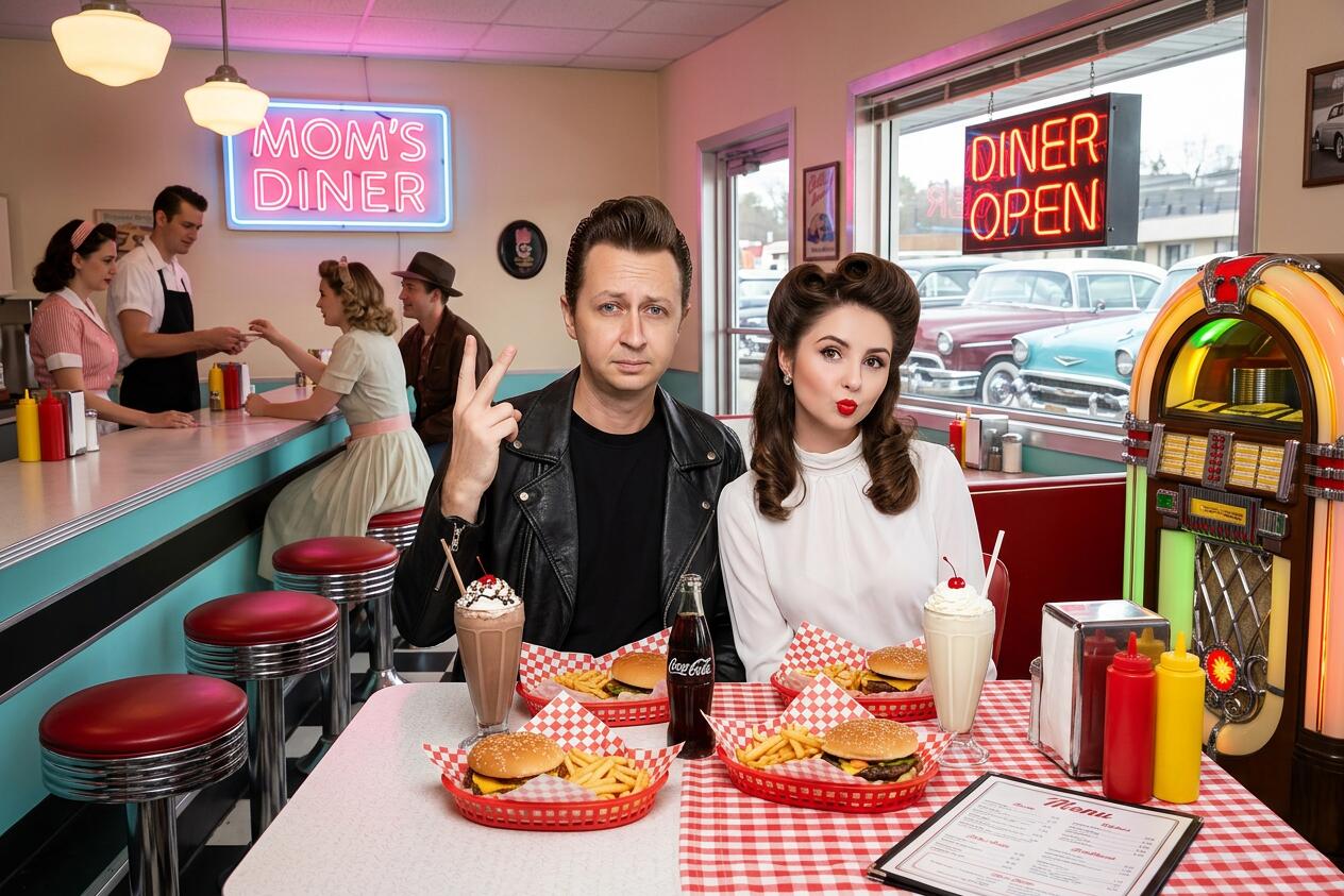 ai fotokutik 50s diner