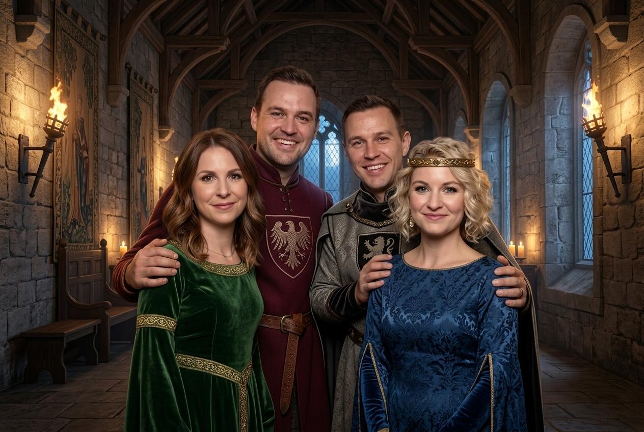 AI scény 2026 19 Fotokutik ai fotokutik, medieval royal court